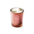 Vela aromática en vaso de cristal