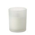 Vela de cera vegetal 80 gr mecha madera Blanco