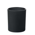 Vela de cera vegetal 80 gr mecha madera Negro