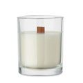 Vela de cera vegetal 80 gr mecha madera