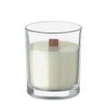Vela de cera vegetal 80 gr mecha madera