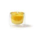 Vela de cera vegetal con aroma a vainilla Amarillo Talla Única Adulto