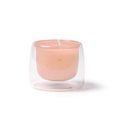 Vela de cera vegetal con aroma a vainilla Rosa Claro