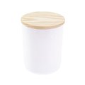 Vela Perfumada con Tapa de Bambú Blanco