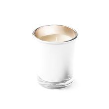 Vela aromática en vaso de cristal Blanco
