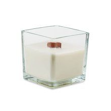 Vela de cera vegetal con fragancia 600gr Transparente