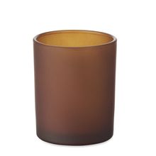 Vela de cera vegetal 80 gr mecha madera Marrón