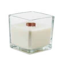 Vela de cera vegetal con fragancia 600gr Transparente
