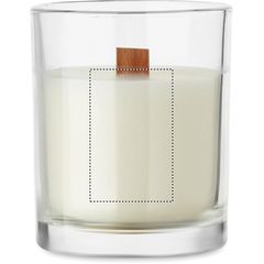 Vela de cera vegetal 80 gr mecha madera | Lado 1 | 25 x 40