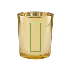 Vela Aromática Bergamota 85gr Vaso Dorado | Trasera | 18 x 50