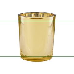 Vela Aromática Bergamota 85gr Vaso Dorado | Trasera | 160 x 60