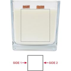 Vela extra grande de cera vegetal | Lado 2 | 80 x 90