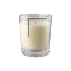 Vela de Cera Vegetal y Parafina EU | Etiqueta cuadrada pq | 30 x 30