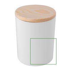 Vela Perfumada con Tapa de Bambú | Etiqueta redonda gr | 50 x 50