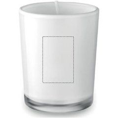 Vela aromática en elegante vaso de cristal | Lado 2 | 20 x 30