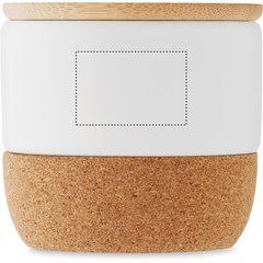 Vela Aromática Lino con tapa Bambú | Lado 2 | 30 x 20