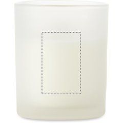Vela de cera vegetal 80 gr mecha madera | Lado 1 | 25 x 40