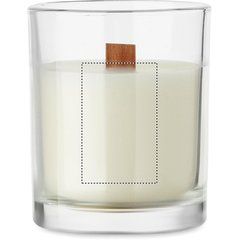 Vela de cera vegetal 80 gr mecha madera | Lado 2 | 25 x 40