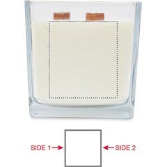 Vela extra grande de cera vegetal | Lado 2 | 80 x 90