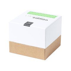 Vela Mundo Vainilla Soporte Eco | En la tapa de la caja de presentación | 70 x 20