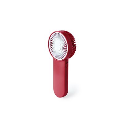 Ventilador de mano con botón lateral