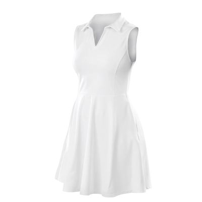 Vestido corto deportivo sin mangas White Xl