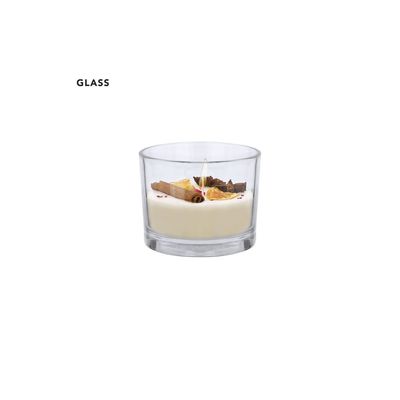 Vela con aroma a canela y cítricos
