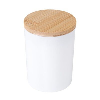 Vela con tapa de madera