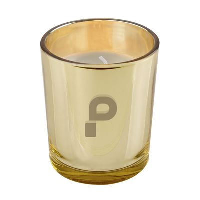 Vela Aromática Bergamota 85gr Vaso Dorado