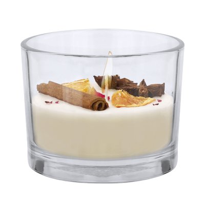 Vela con aroma a canela y cítricos