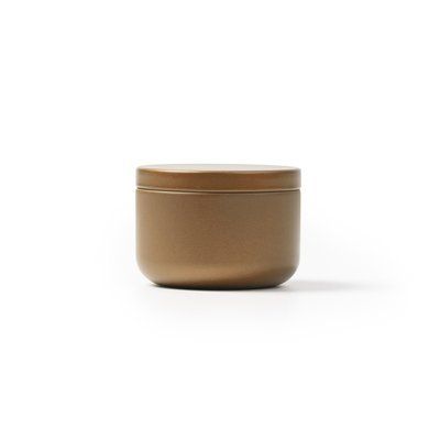 Vela aromática floral en recipiente metálico Oro Talla Única Adulto