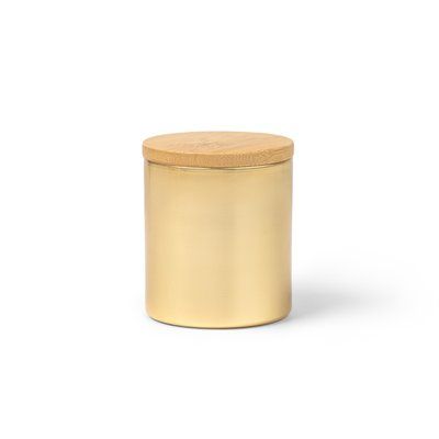 Vela aromática en recipiente de aluminio Oro Talla Única Adulto