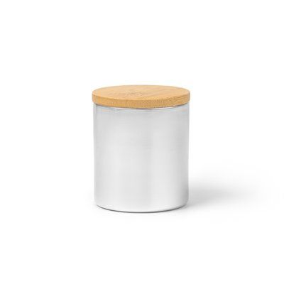 Vela aromática en recipiente de aluminio Plata