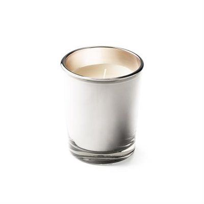 Vela aromática en vaso de cristal