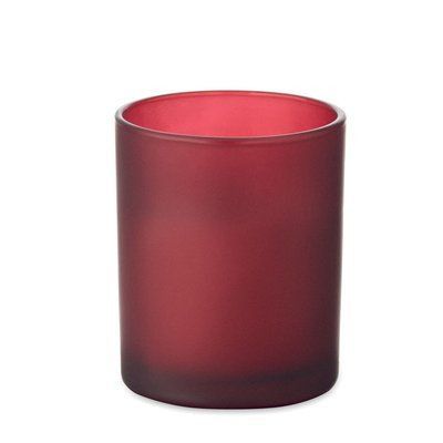 Vela de cera vegetal 80 gr mecha madera Burdeos