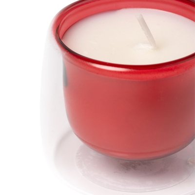 Vela de cera vegetal con aroma a vainilla