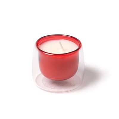 Vela de cera vegetal con aroma a vainilla