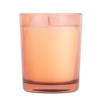 Vela cristal 3 colores y aromas Rosa