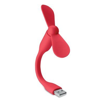 Ventilador portátil USB Rojo