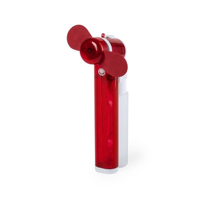 Ventilador Vaporizador Translúcido 35ml Rojo