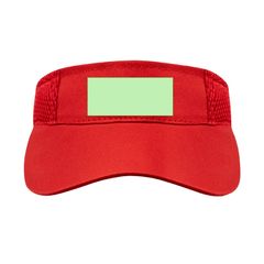 Visera de poliéster personalizada | Frontal | 60 x 25
