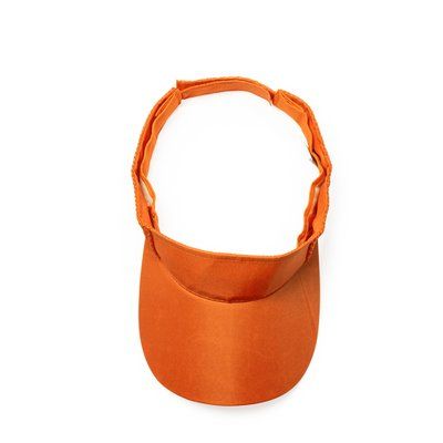 Visera ajustable con laterales acolchados Naranja Talla Única Adulto