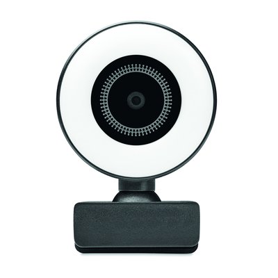 Webcam 1080P con Micrófono y Luz