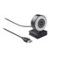 Webcam 1080P con Micrófono y Luz Negro