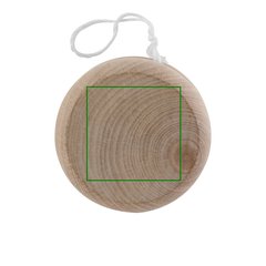 Yoyo de Madera Natural | Frontal | 30 x 30