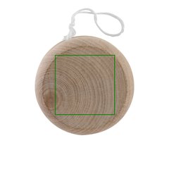 Yoyo de Madera Natural | Trasero | 30 x 30
