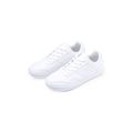 Zapatillas blancas de poliéster con cordoneras
