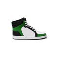Zapatilla casual con ajuste al tobillo NEGRO/BLANCO/VERDE BOTELLA 40
