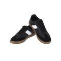 Zapatilla de piel suave y suela acolchada Neg 45