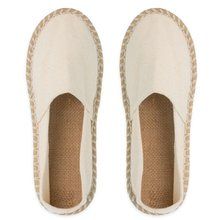 Zapatilla de casa en algodón canvas L